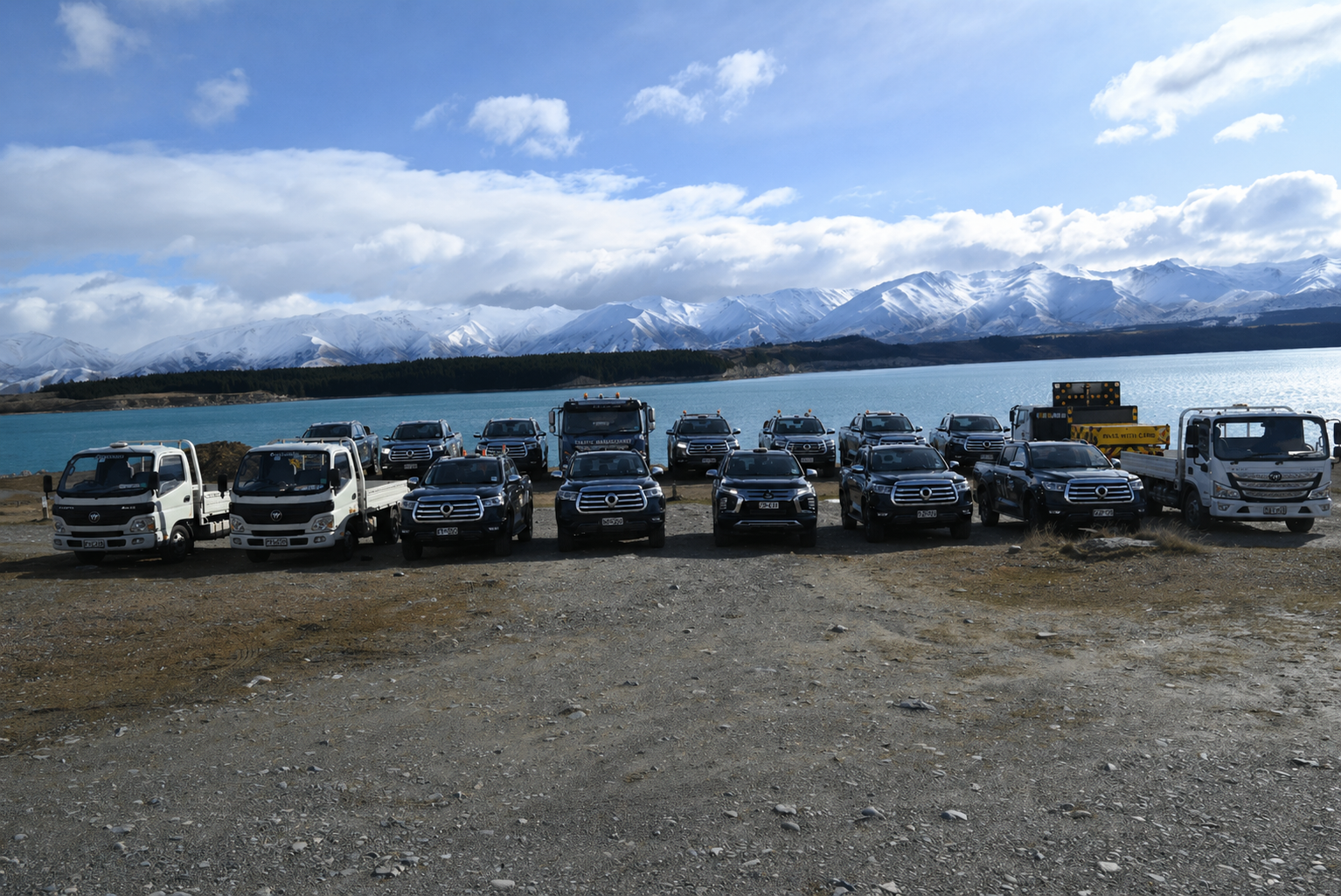 TM Matters traffic management vehicles and equipment in a South Island road environment